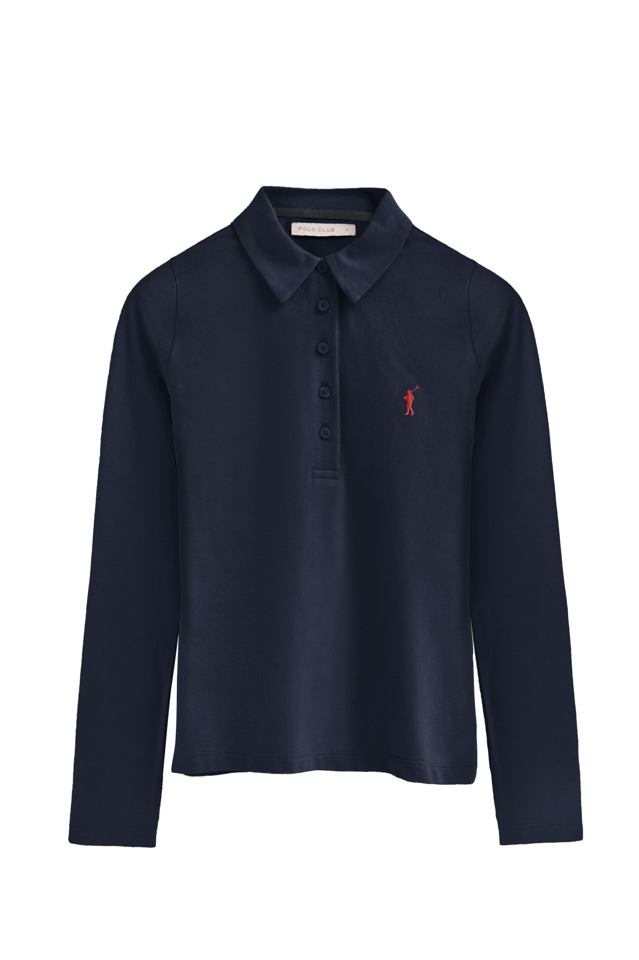 Polo Club Poloshirt in Blau: Vorderseite