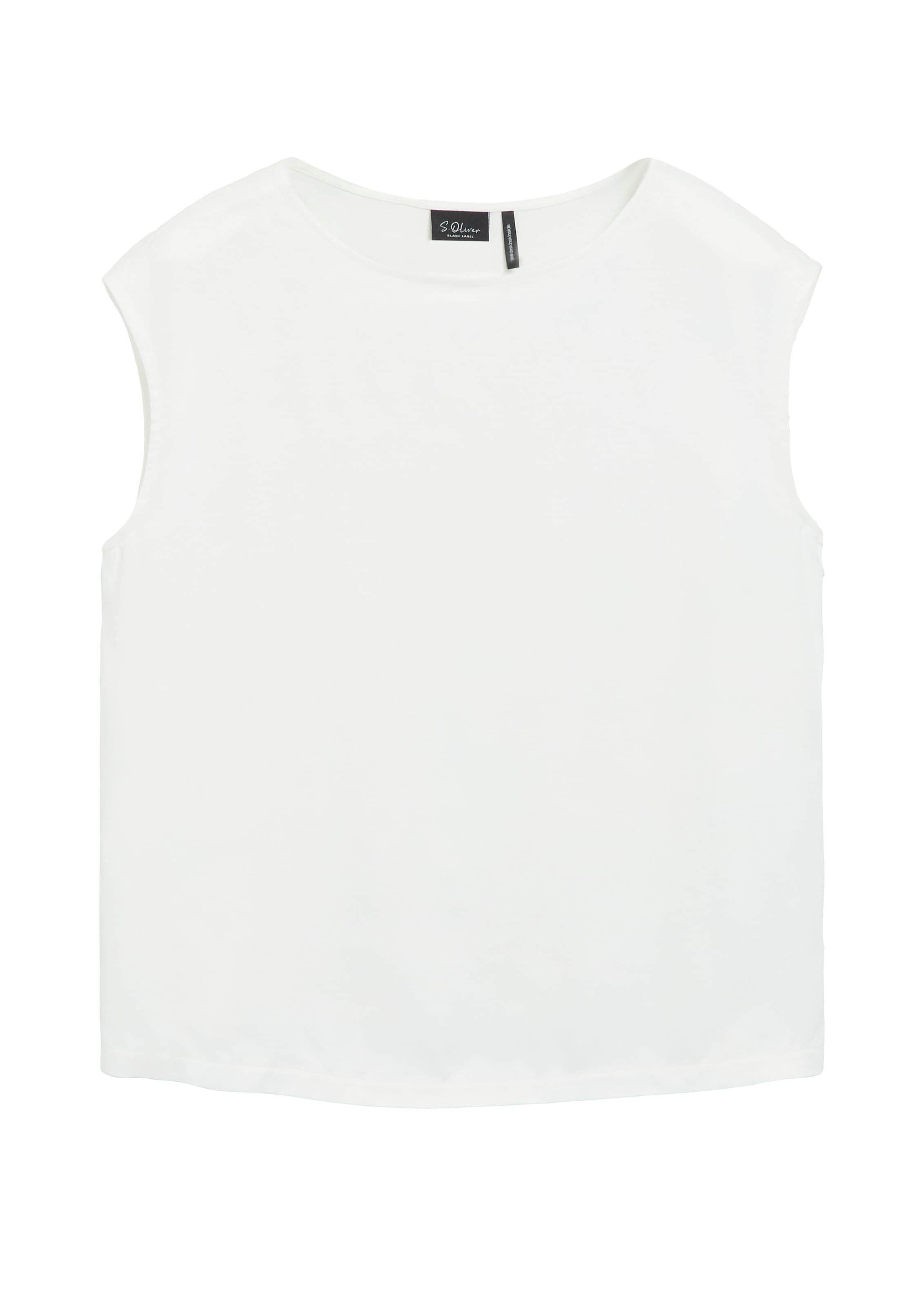 s.Oliver Top in Wit: voorkant