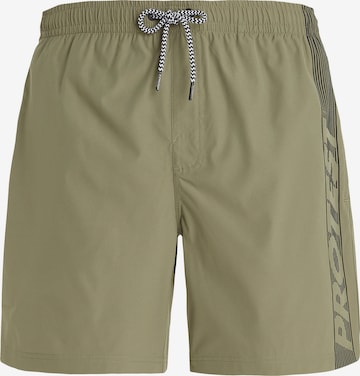 PROTEST Board Shorts 'PRTFAREL' in Green: front