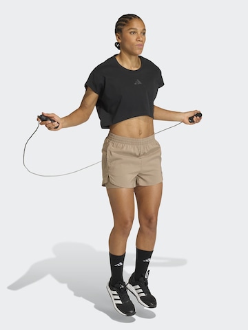 regular Pantaloni sportivi di ADIDAS PERFORMANCE in marrone: frontale