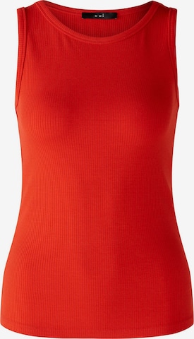 OUI Top in Red: front