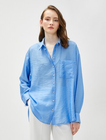 Koton Bluse in Blau: Vorderseite