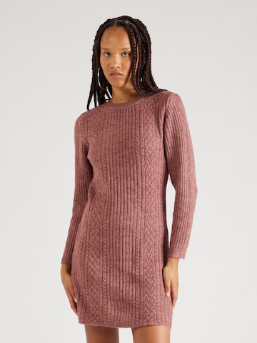 ABOUT YOU Knitted dress 'Daline' in Pink: front