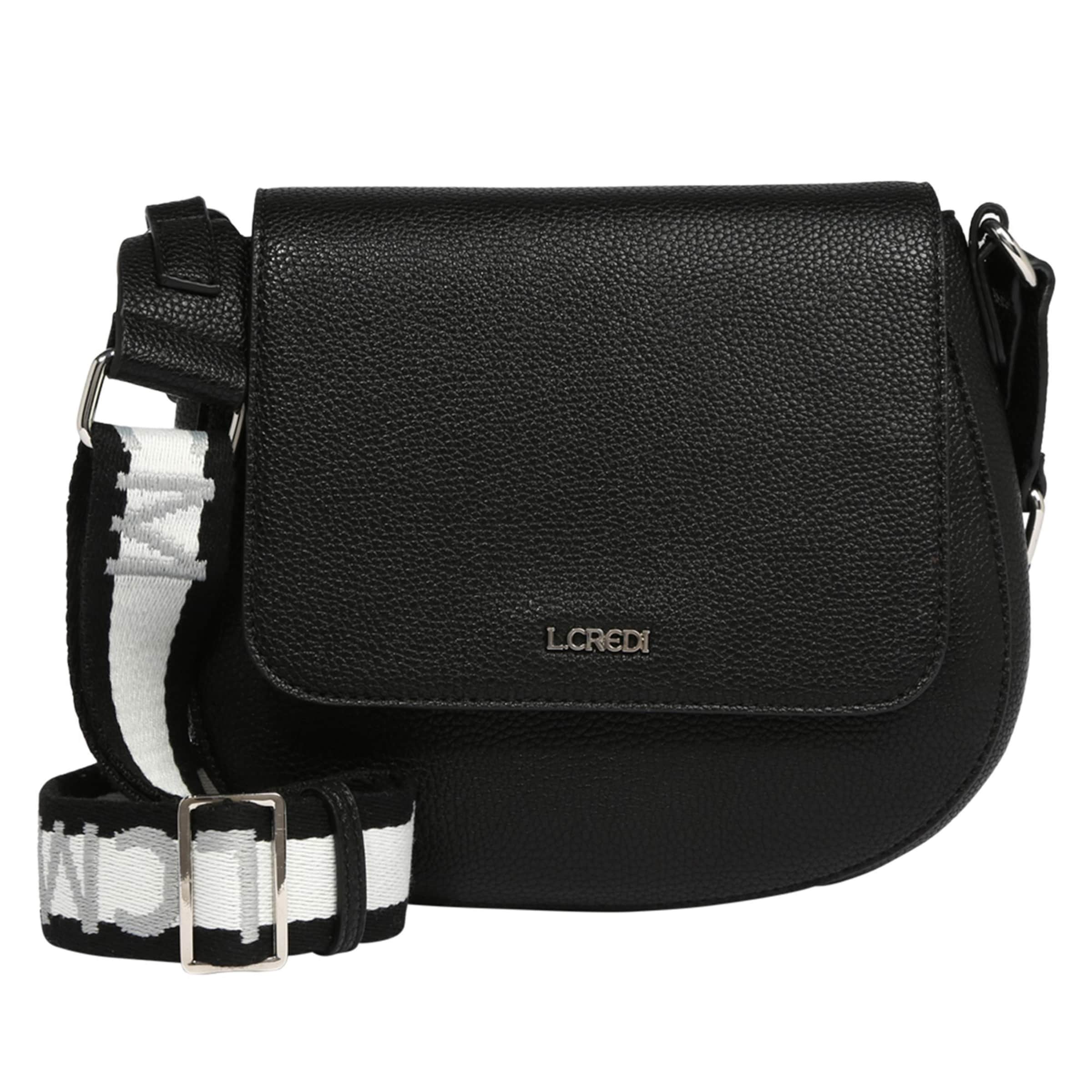 Sac à bandoulière 'Kristie' L.CREDI en noir : devant