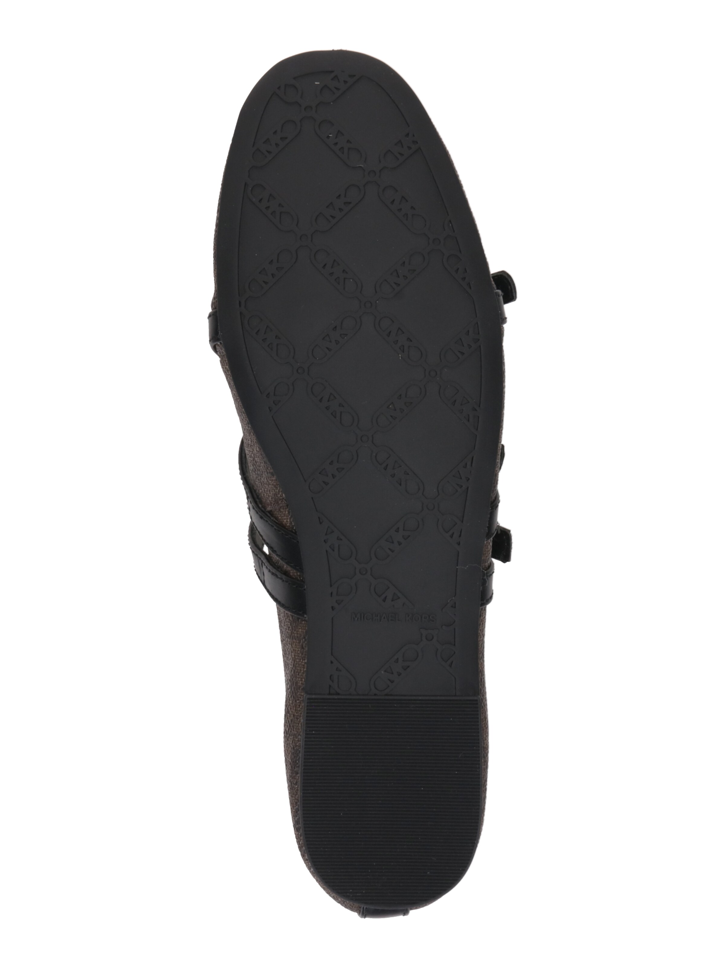 MICHAEL Michael Kors Ballerina met riempjes 'INDY' in Zwart