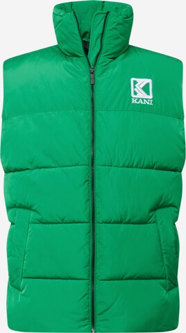 Gilet Karl Kani en vert : devant