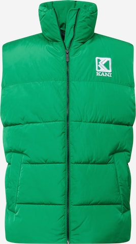 Karl Kani Bodywarmer in Groen: voorkant