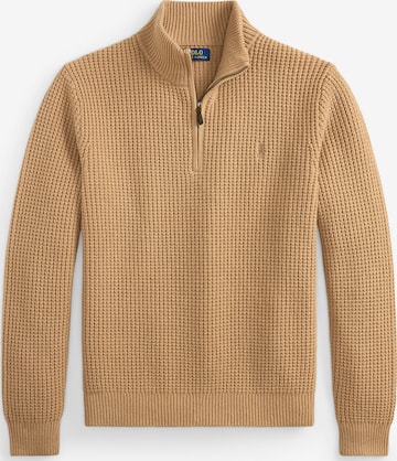 Pull-over Polo Ralph Lauren en beige : devant