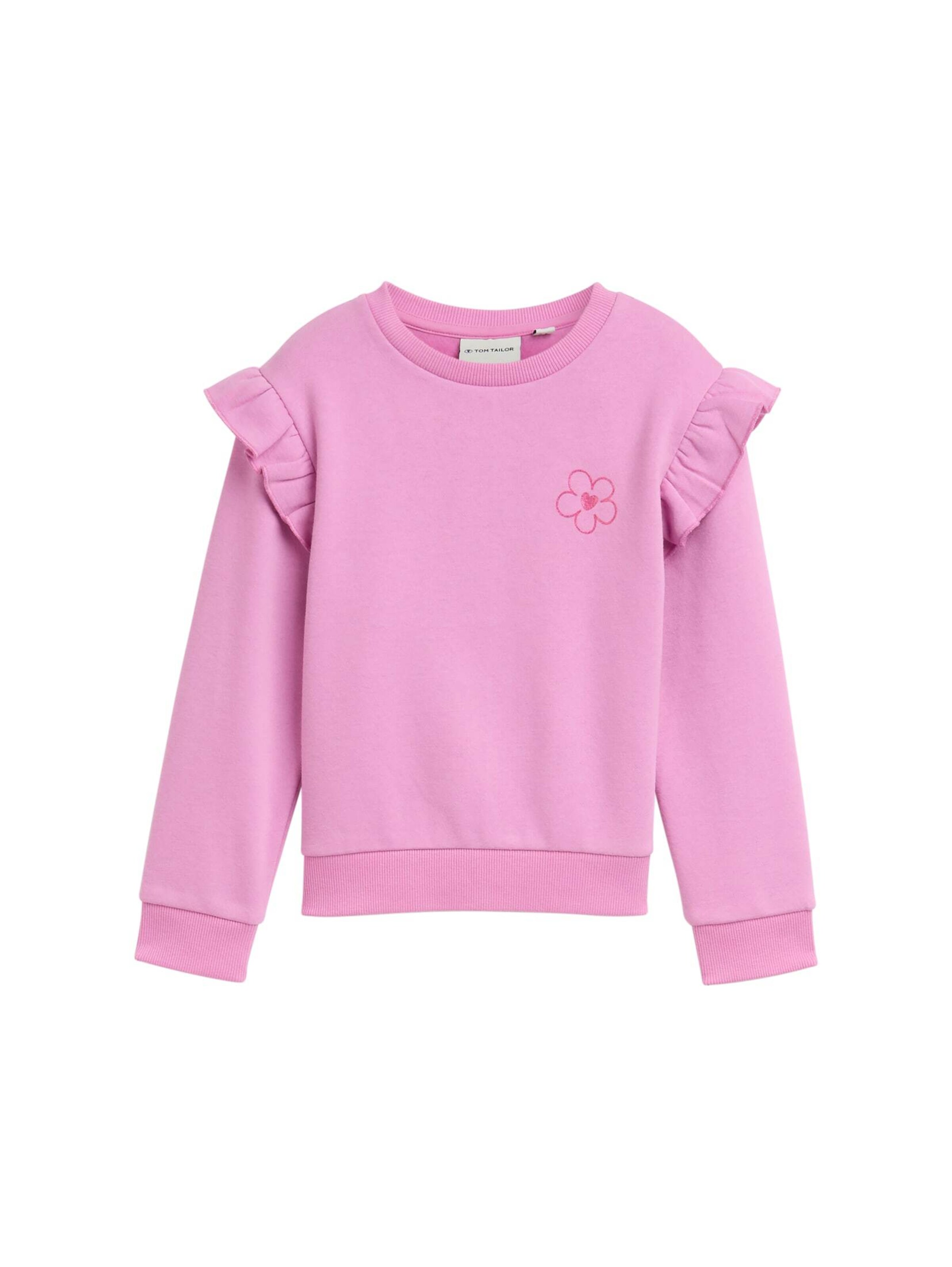 TOM TAILOR Sweatshirt in Pink: front