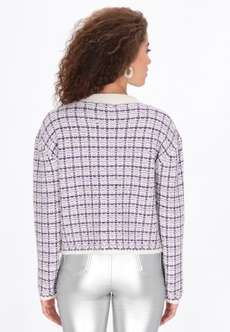 faina Oversized cardigan in Purple