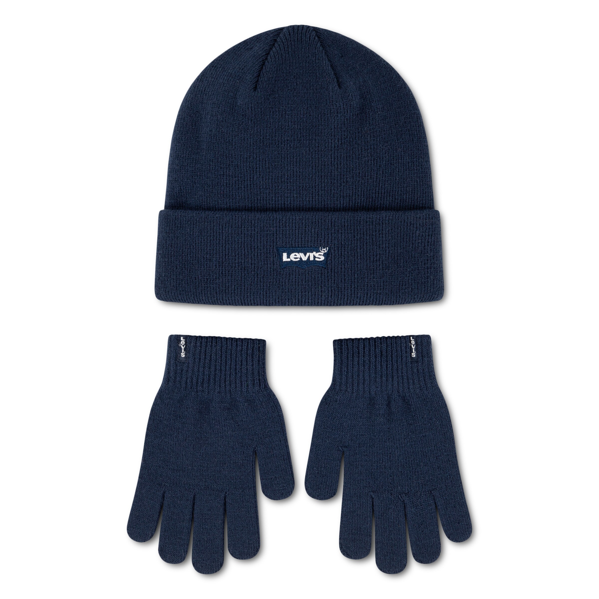 Levi's Kids Mütze in Blau: Vorderseite