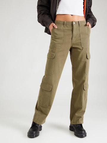 ONLY Regular Cargo Pants 'MALFY' in Green: front