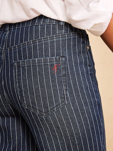 Bootcut Jean love & roses en bleu
