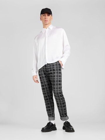 WEEKDAY Regular fit Button Up Shirt in White