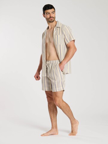 South Beach Regular fit Overhemd in Beige