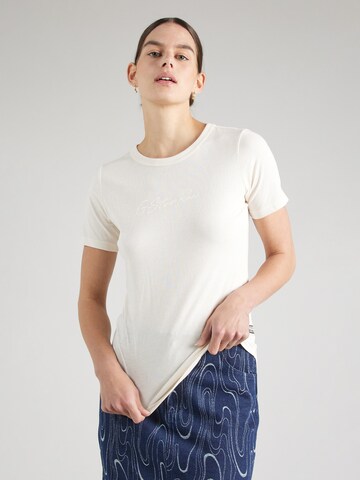 T-shirt G-Star RAW en beige : devant