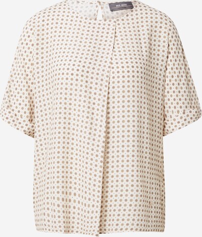 MOS MOSH Bluse 'Posie Tilia' in creme / dunkelbeige / hellbraun, Produktansicht