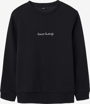 Sweat NAME IT en noir : devant