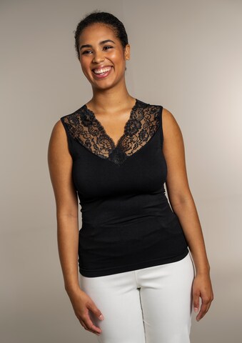 SANDGAARD Top in Black: front