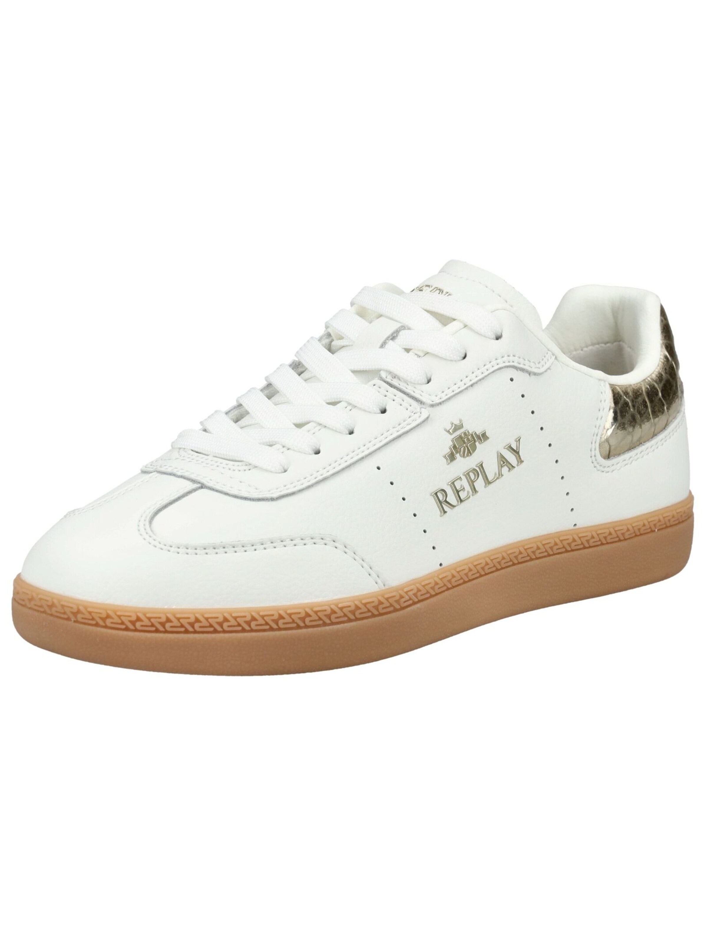 REPLAY Sneakers laag in Wit: voorkant