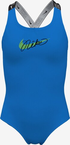 Nike Swim Athletic Swimwear in Blue: front