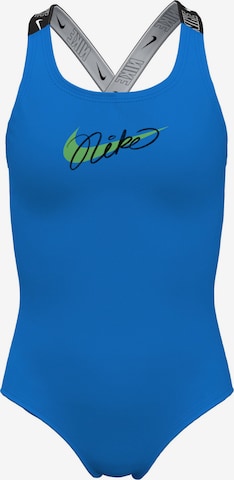 Nike Swim Badeanzug in Blau: predná strana