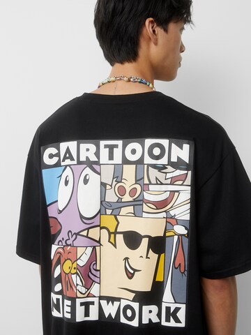 Pull&Bear T-Shirt in Schwarz