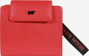 Braun Büffel Wallet 'Carpi S' in Red: front