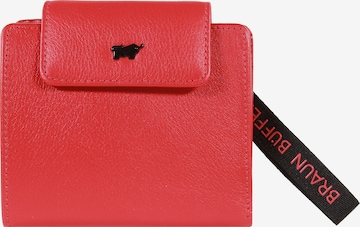 Braun Büffel Wallet 'Carpi S' in Red: front