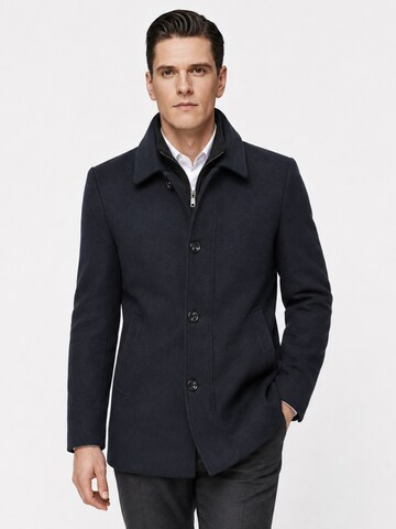 ALLTHEMEN Wintermantel 'Raureif' in Blau