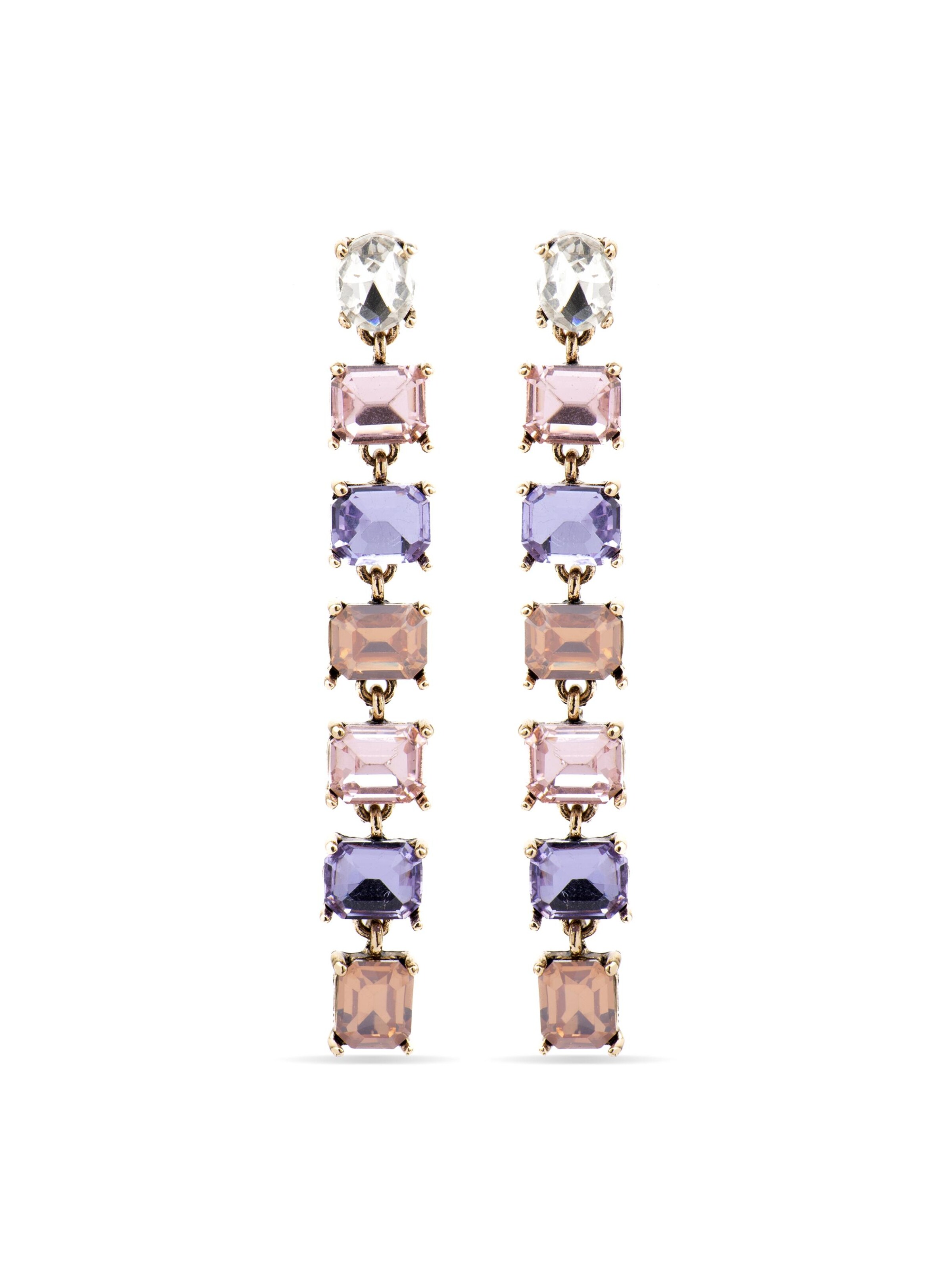 Orecchini 'Moray' di Luxenter in colori misti: frontale