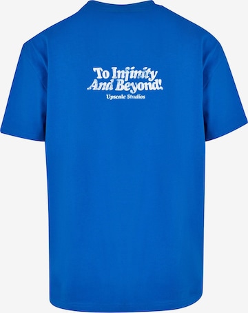 MT Upscale - Camisa 'Love Story' em azul