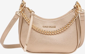 Carlo Colucci Shoulder Bag 'Dettori' in Bronze: front