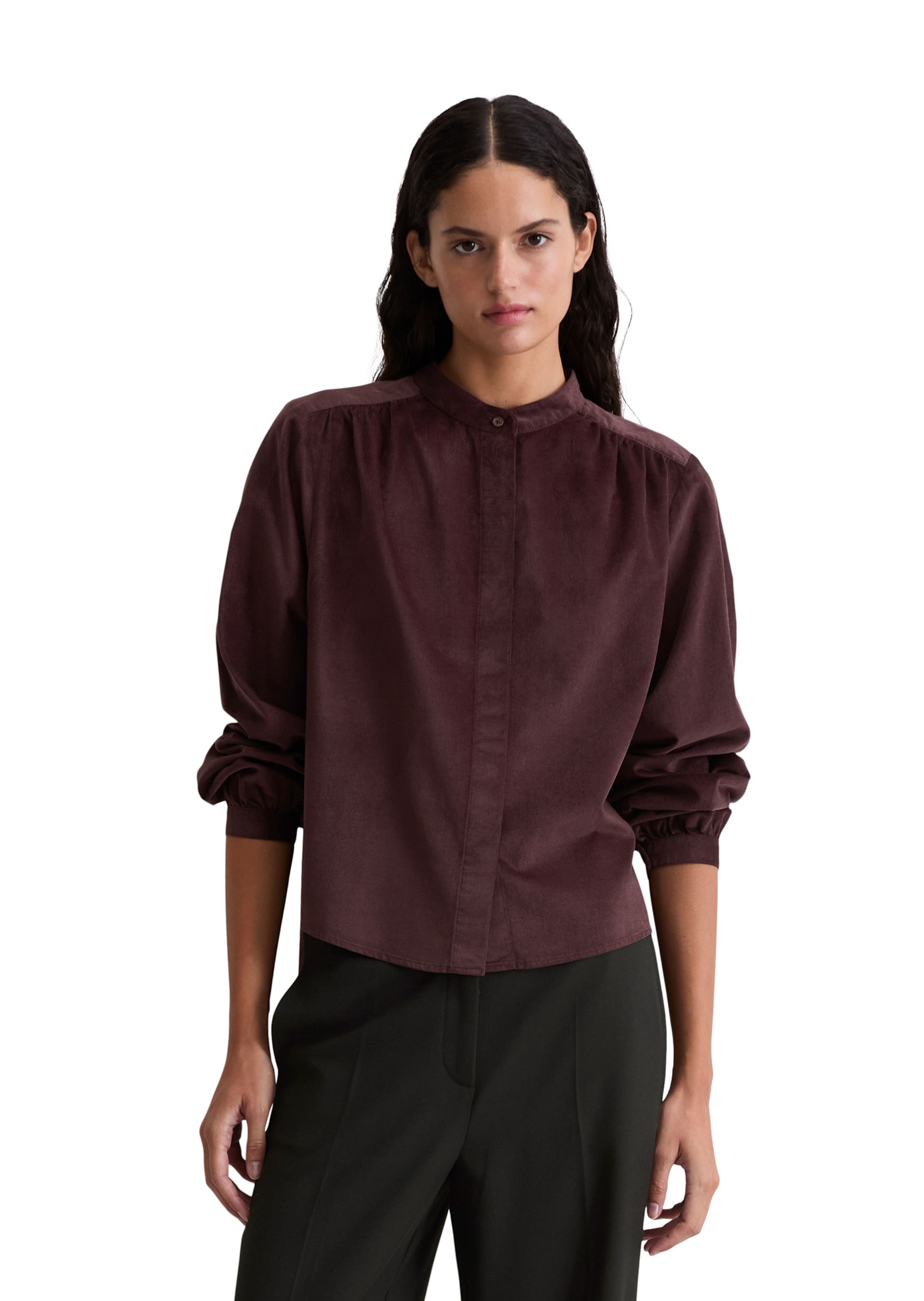 Camicia da donna di Marc O'Polo in lilla: frontale