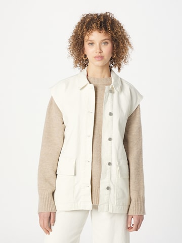 Gilet 'Vinnie' di SELECTED FEMME in bianco: frontale