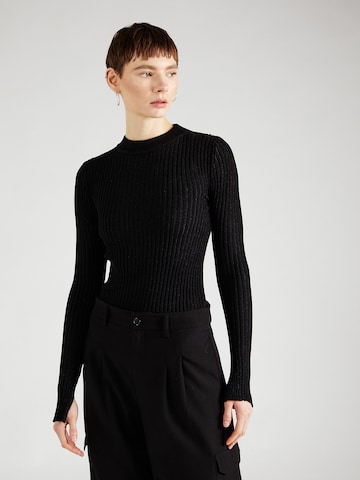 Gina Tricot Sweter w kolorze czarny: przód