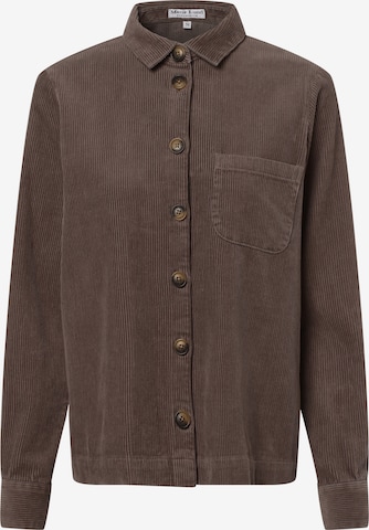 Marie Lund Blouse in Brown: front