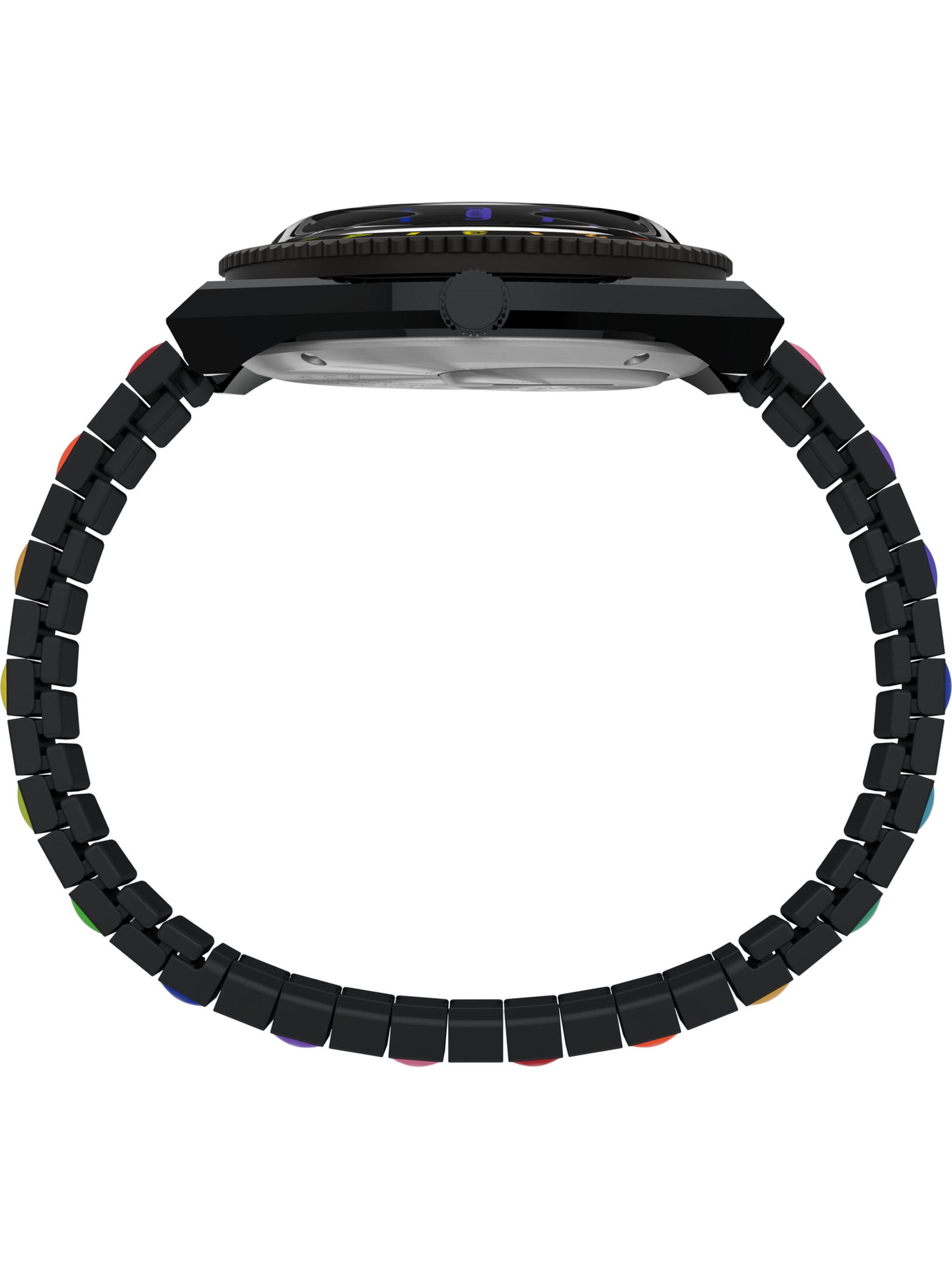 TIMEX Uhr 'LAB ARCHIVE' in Schwarz