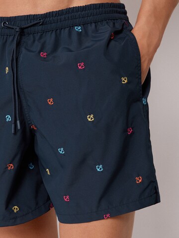 CALZEDONIA Regular Badeshorts in Blau