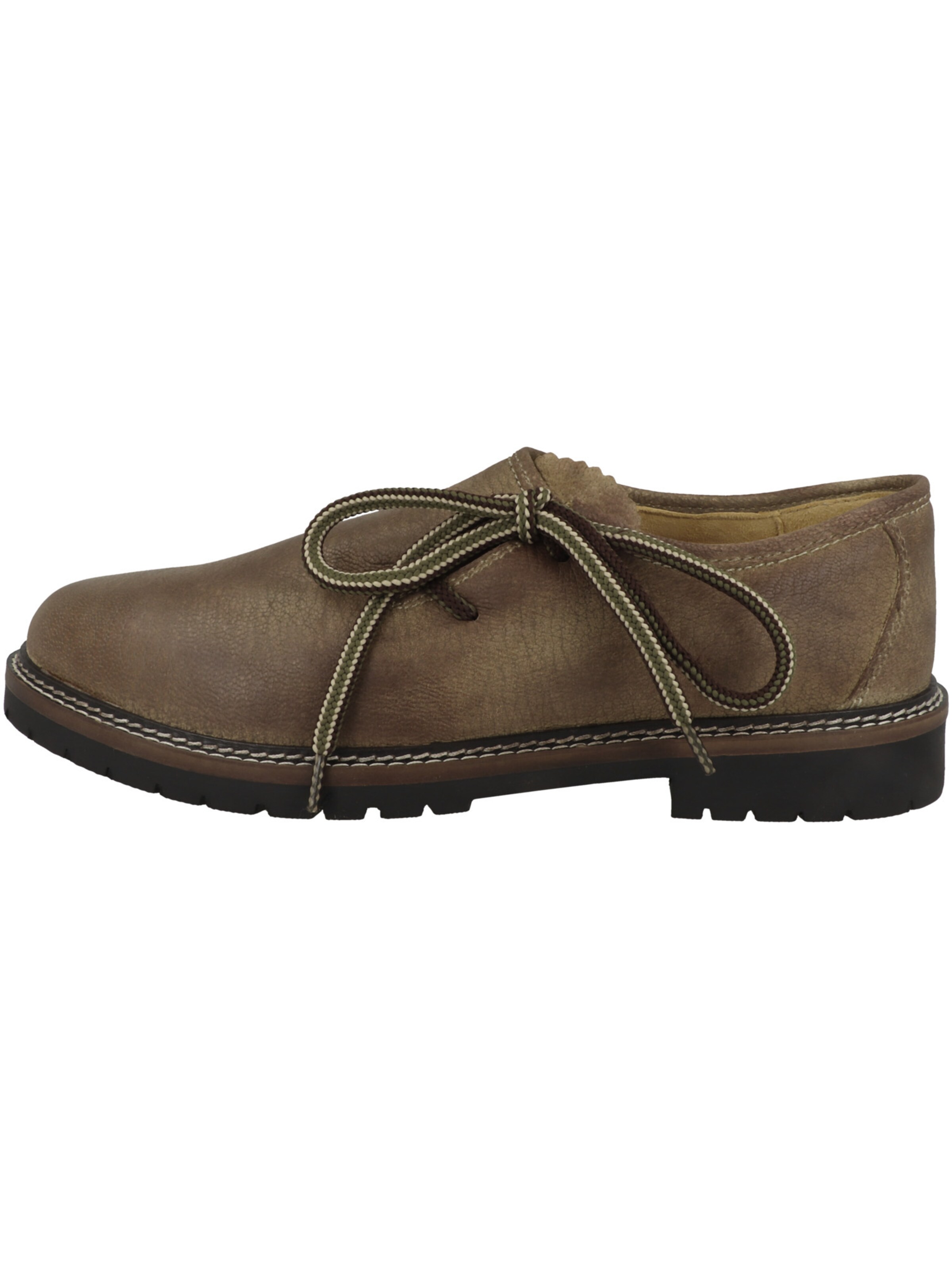 Krüger Buam Lace-up shoe 'Robbie' in Brown: front
