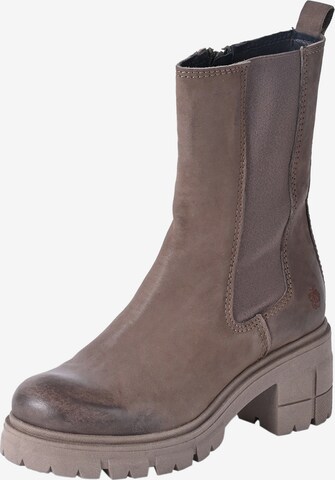 Apple of Eden Chelsea Boots 'Patricia' in Brown: front