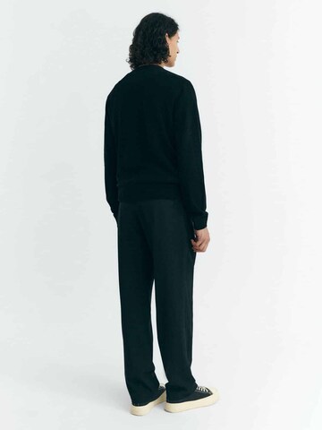 Thinking MU Pullover 'Lucien' in Schwarz