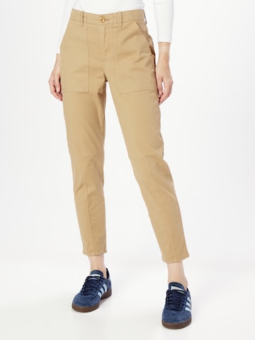 Coupe slim Pantalon Banana Republic en beige : devant