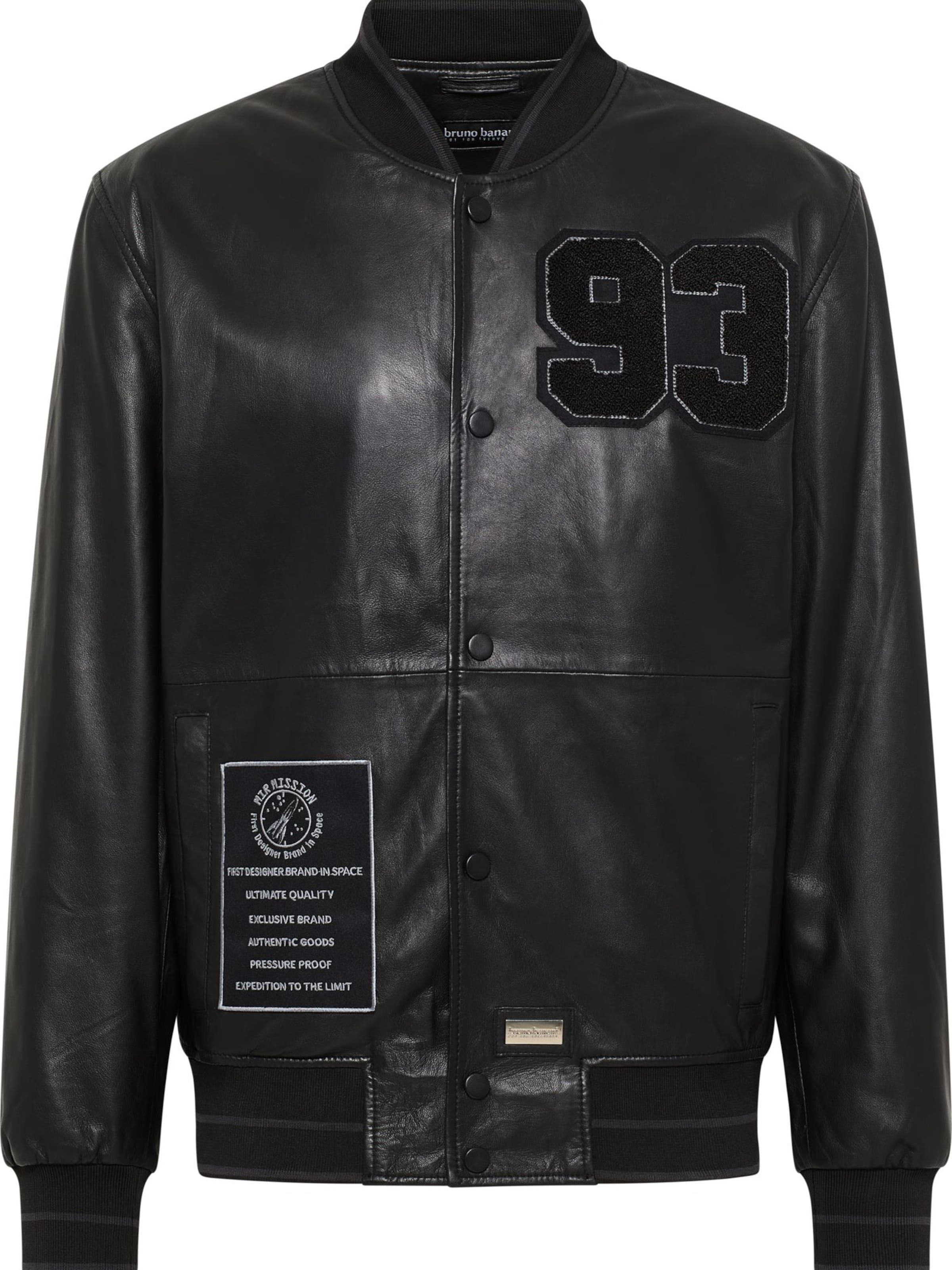 Bruno Banani Tussenjas 'CAMPOS' in Zwart: voorkant