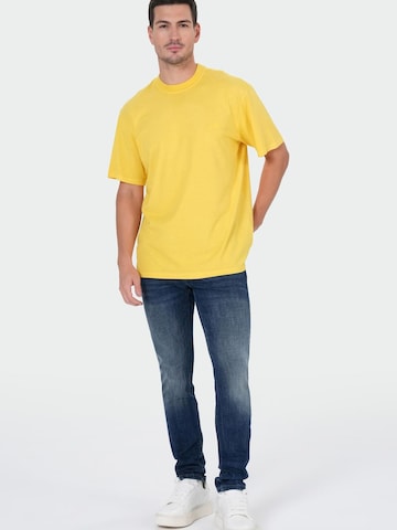 T-Shirt M.O.D MIRACLE OF DENIM en jaune : devant