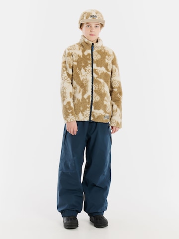 PROTEST Fleece jas 'PRTMalton JR' in Bruin