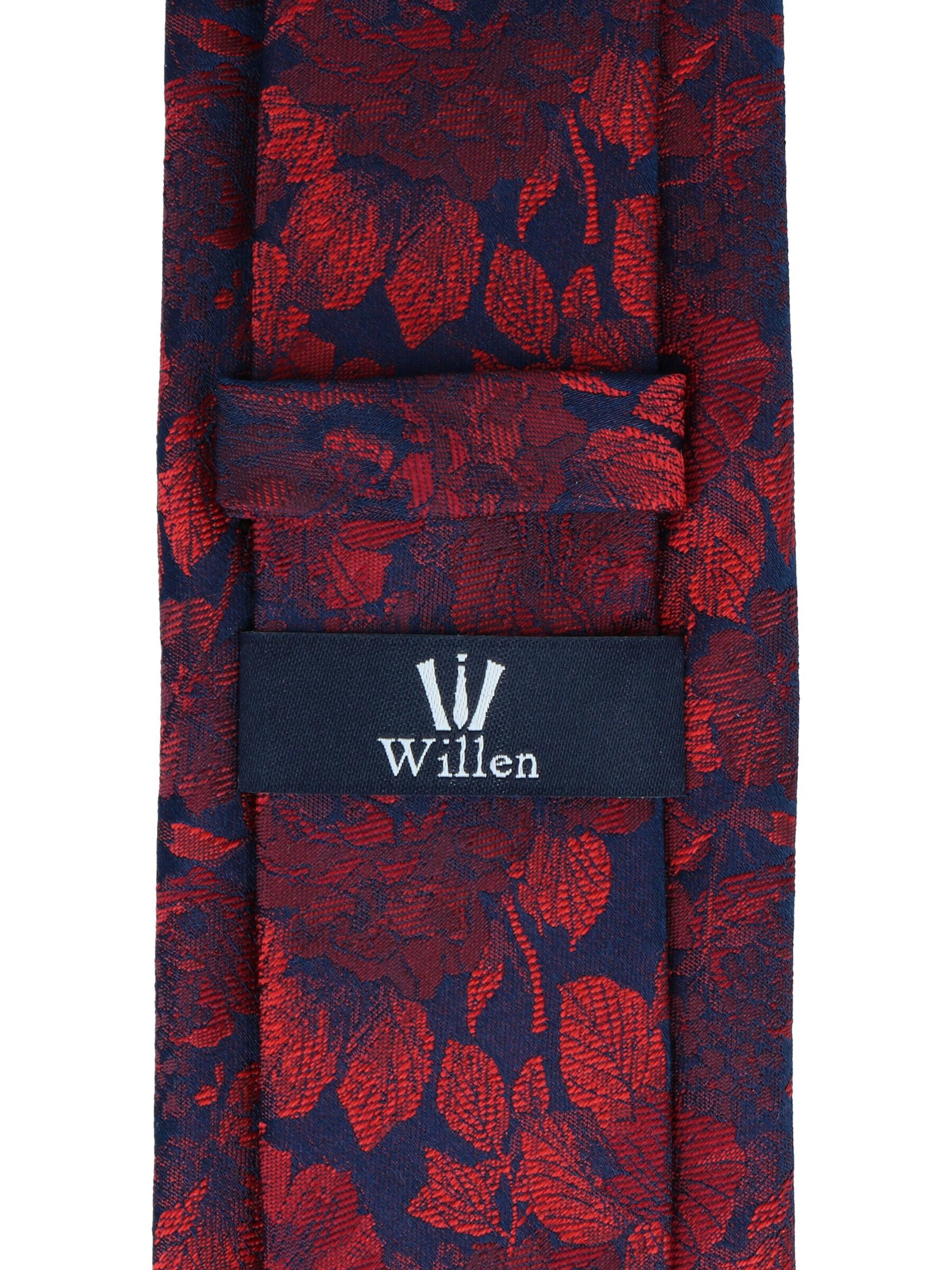 WILLEN Tie 'Millefleur' in Red
