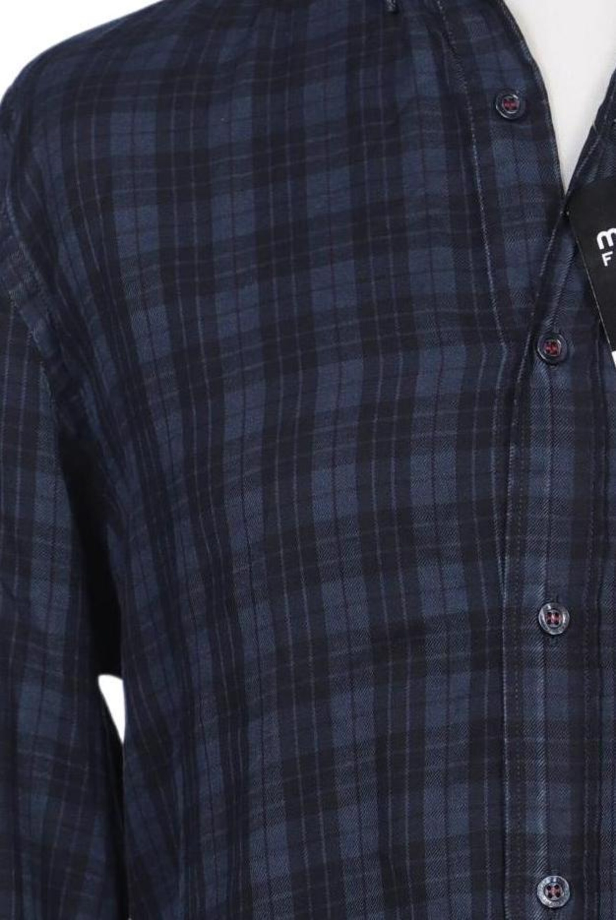 Fred Perry Button Up Shirt in L in Blue
