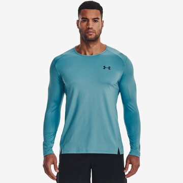 T-Shirt fonctionnel UNDER ARMOUR en bleu : devant