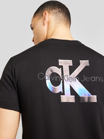 melns Calvin Klein Jeans T-Krekls 'EUPHORIC'